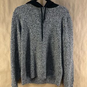 Club Monaco Black and Gray Crewneck Sweater